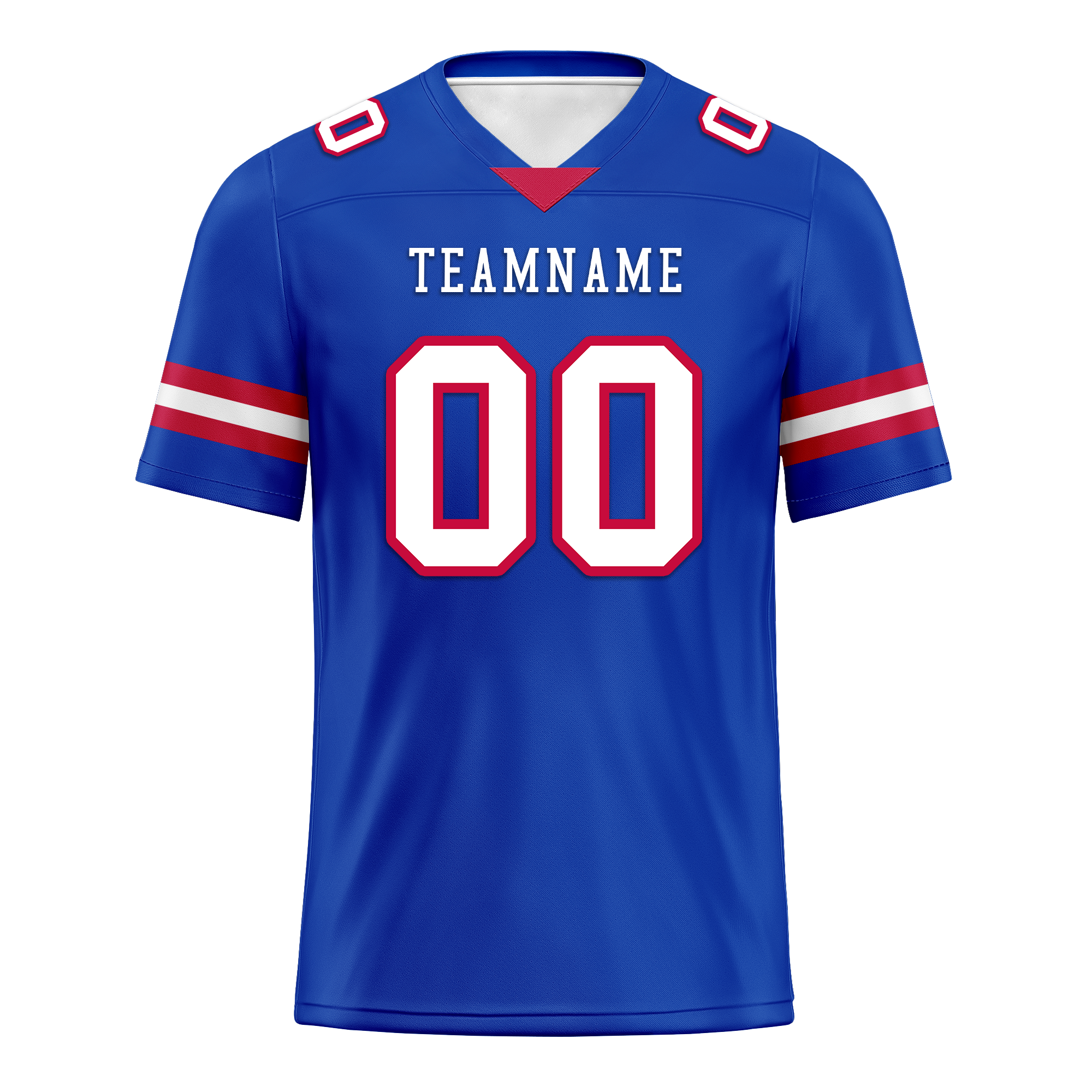 Custom Blue Classic Style Personalized Authentic Football Jersey FBJ02-bd0a70ca
