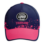 Custom Blue Pink Jersey MaxSoul Shoes and Hat Combo Offer Personalized Combo ZH-D020234-1