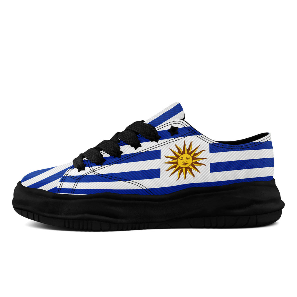 Custom Uruguay 2026 World Cup Sneakers DIY Country Flag Running Shoes Lightweight Sport Shoes Gift for Football Fans Personalized Team Name and Logo FN038-F009112-4