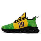 Custom 2026 World Cup Brazil Sneakers DIY Country Flag Running Shoes Lightweight Sport Shoes Gift for Football Fans Personalized Team Name and Logo FN003-F027077-8