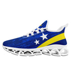 Custom Curaçao 2026 World Cup Sneakers DIY Country Flag Running Shoes Lightweight Sport Shoes Gift for Football Fans Personalized Team Name and Logo FN003XD-F009091-2