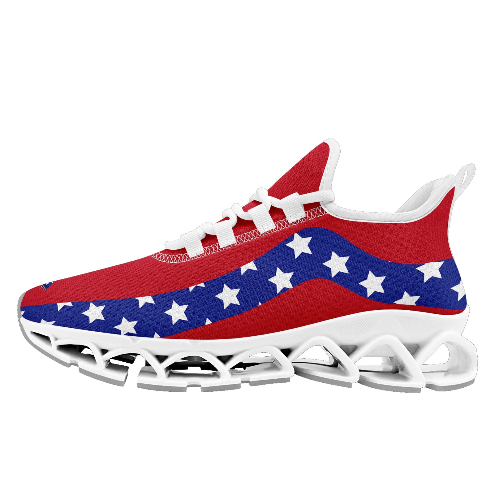 Custom United States 2026 World Cup Sneakers DIY Country Flag Running Shoes Lightweight Sport Shoes Gift for Football Fans Personalized Team Name and Logo FN003XD-F028038-1