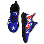 Custom Croatia 2026 World Cup Sneakers DIY Country Flag Running Shoes Lightweight Sport Shoes Gift for Football Fans Personalized Team Name and Logo FN003-F009104-3