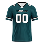 Custom Cyan Classic Style Personalized Authentic Football Jersey FBJ02-bd0a70ab