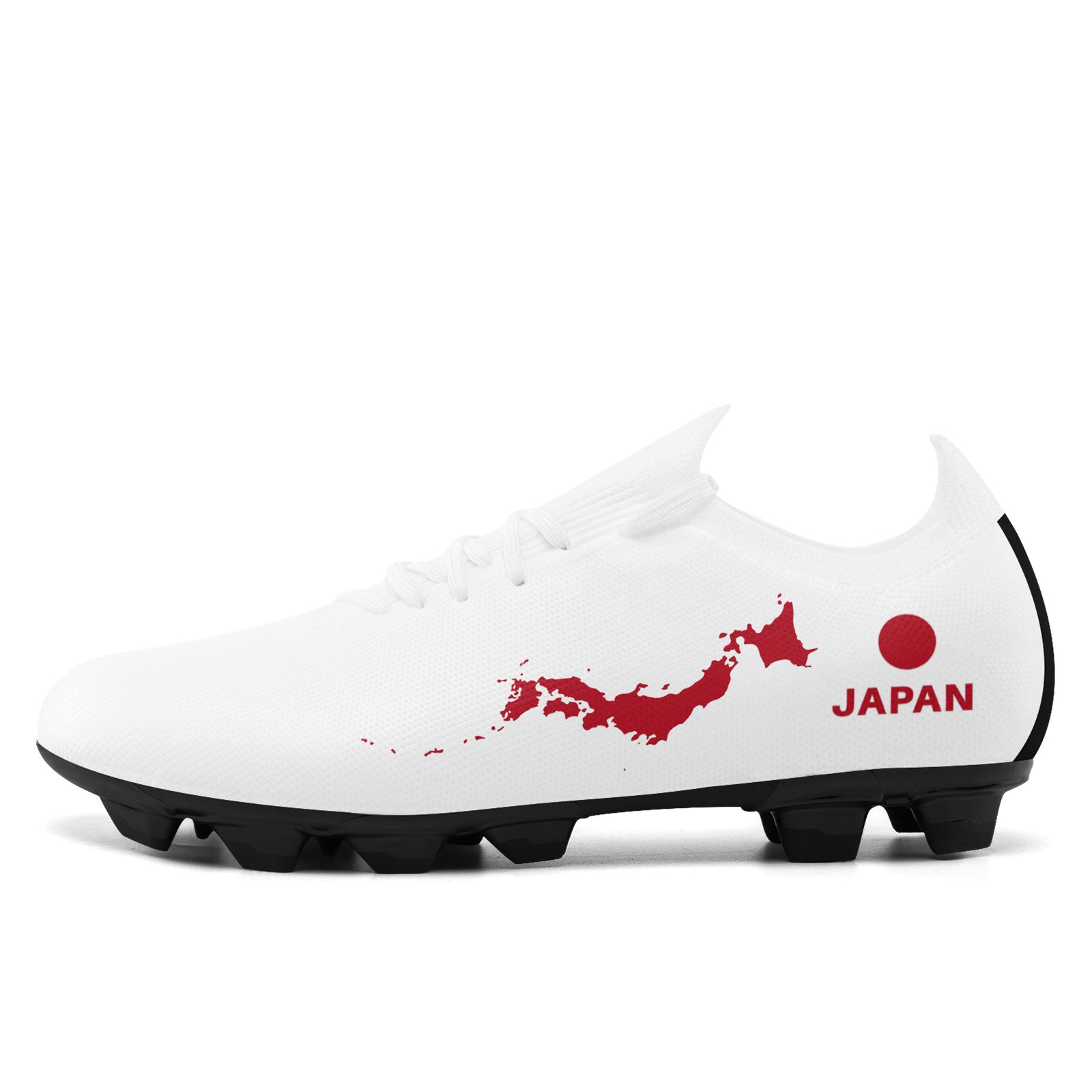 Custom Japan 2026 World Cup Sneakers DIY Country Flag Running Shoes Lightweight Sport Shoes Gift for Football Fans Personalized Team Name and Logo SC02-F025043-8