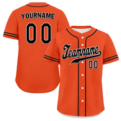 Custom Red Classic Style Black Personalized Authentic Baseball Jersey UN002-bd0b00d8-b0