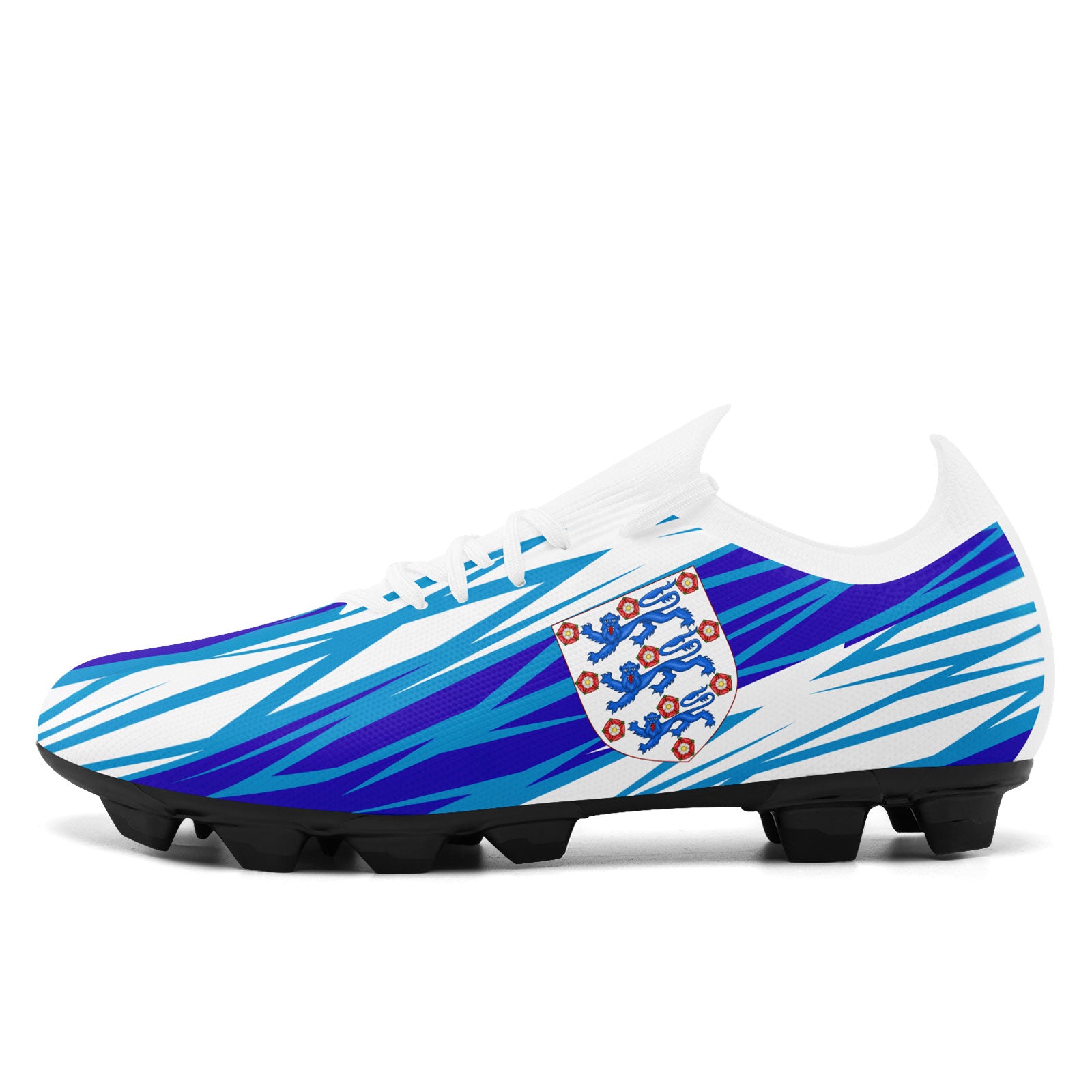 Custom England 2026 World Cup Sneakers DIY Country Flag Running Shoes Lightweight Sport Shoes Gift for Football Fans Personalized Team Name and Logo SC02-F020025-4