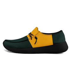 Custom Green Bay Green Yellow Shoes Personalized Sneaker FN018-D020278-13