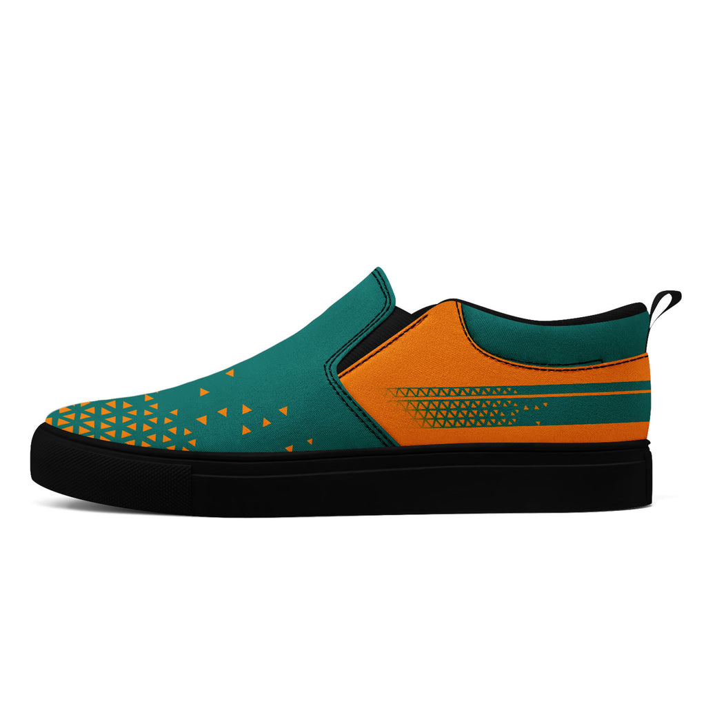 Custom Canvas Sneakers Personalized Slip On Shoes FN071-E023042-6