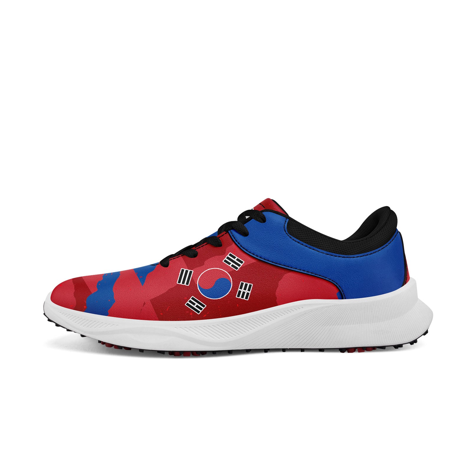 Custom South Korea 2026 World Cup Sneakers DIY Country Flag Running Shoes Lightweight Sport Shoes Gift for Football Fans Personalized Team Name and Logo FN062-F009110-5