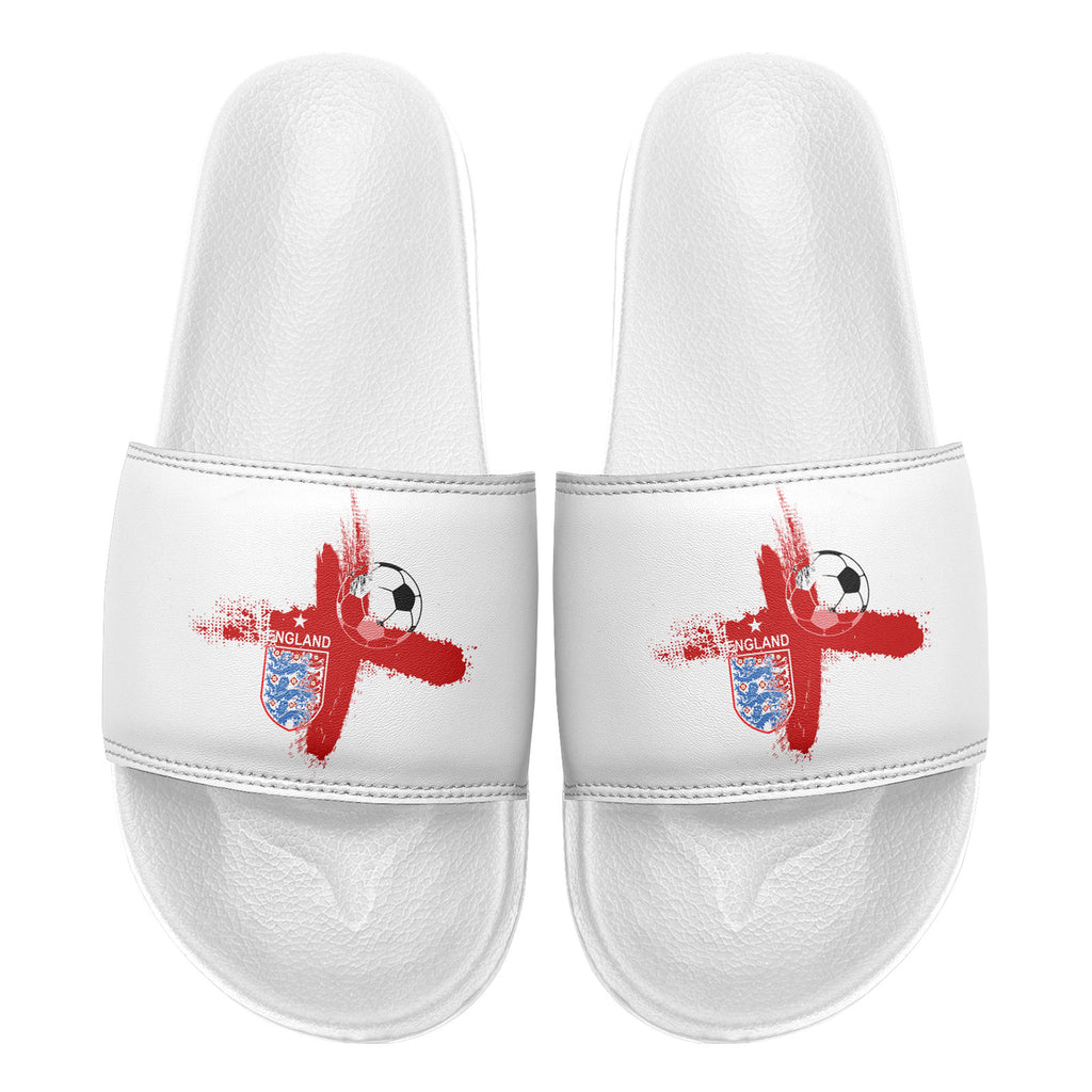 Custom England 2026 World Cup Sneakers DIY Country Flag Running Shoes Lightweight Sport Shoes Gift for Football Fans Personalized Team Name and Logo FN056-F020033-2