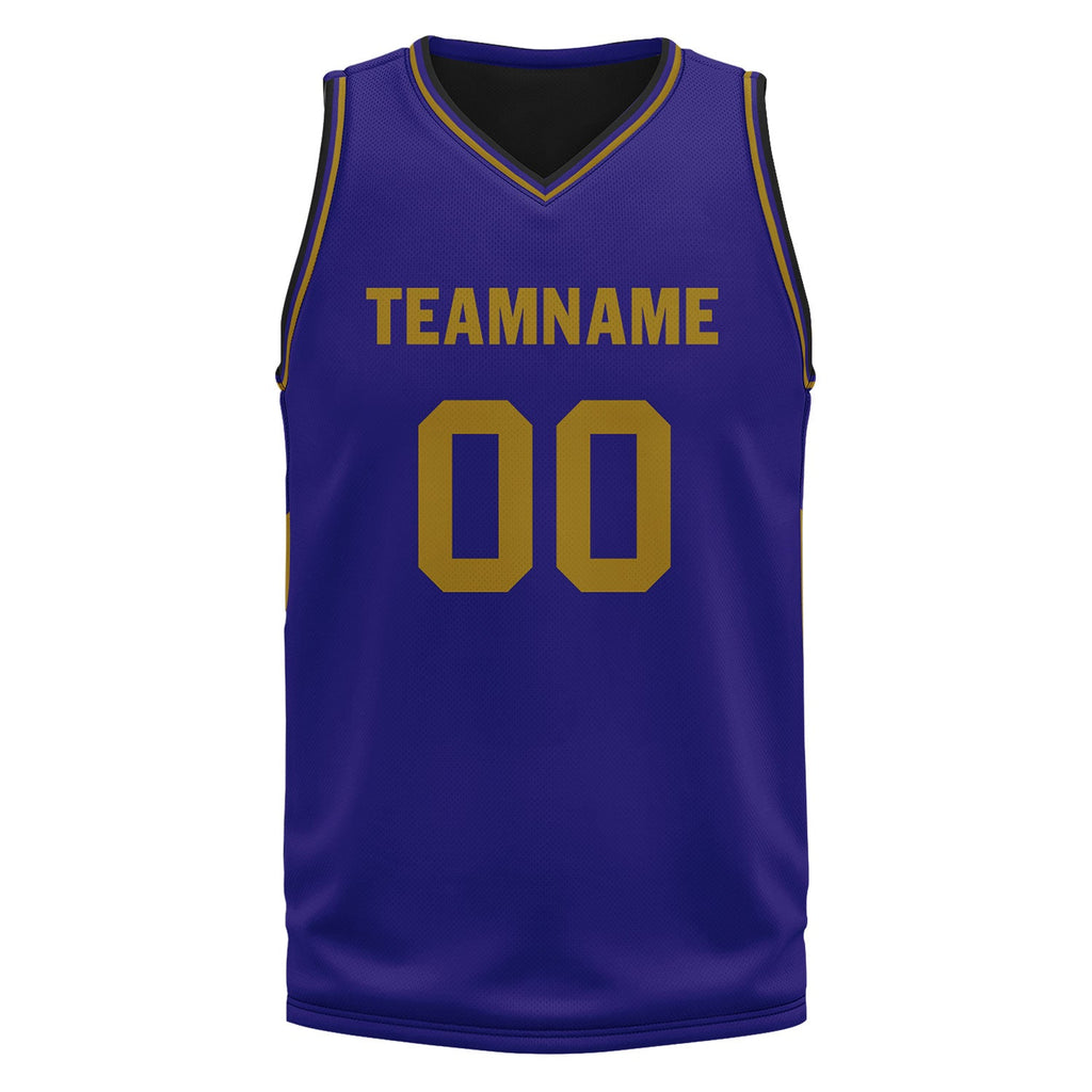 Custom Purple Classic Style Sports Uniform Basketball Jersey BBJ01-D020105-3