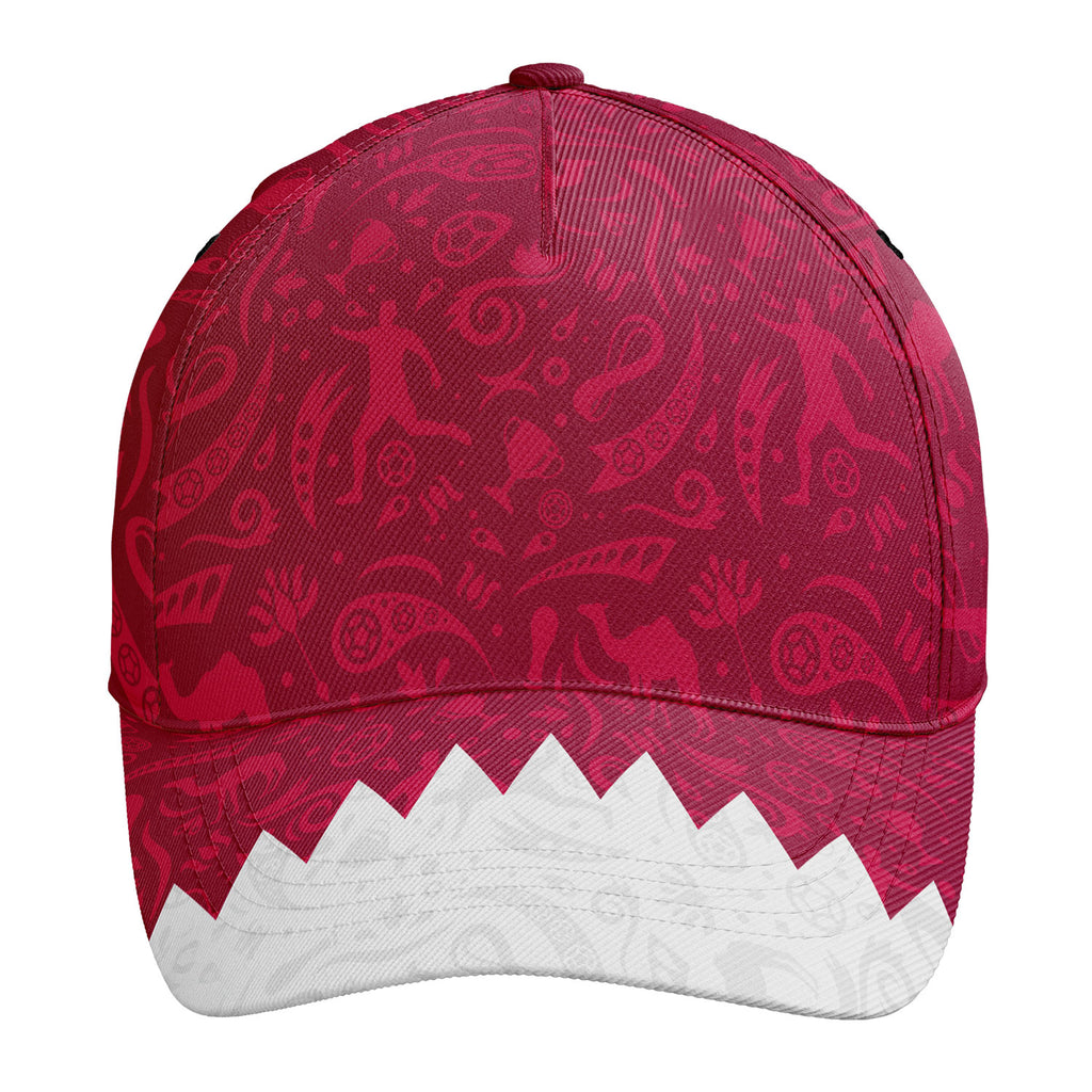 Personalized 2026 Qatar Soccer Fan Hat - Add Your Name & Design Custom 2026 Football Tournament Hat YW061-F025143-2