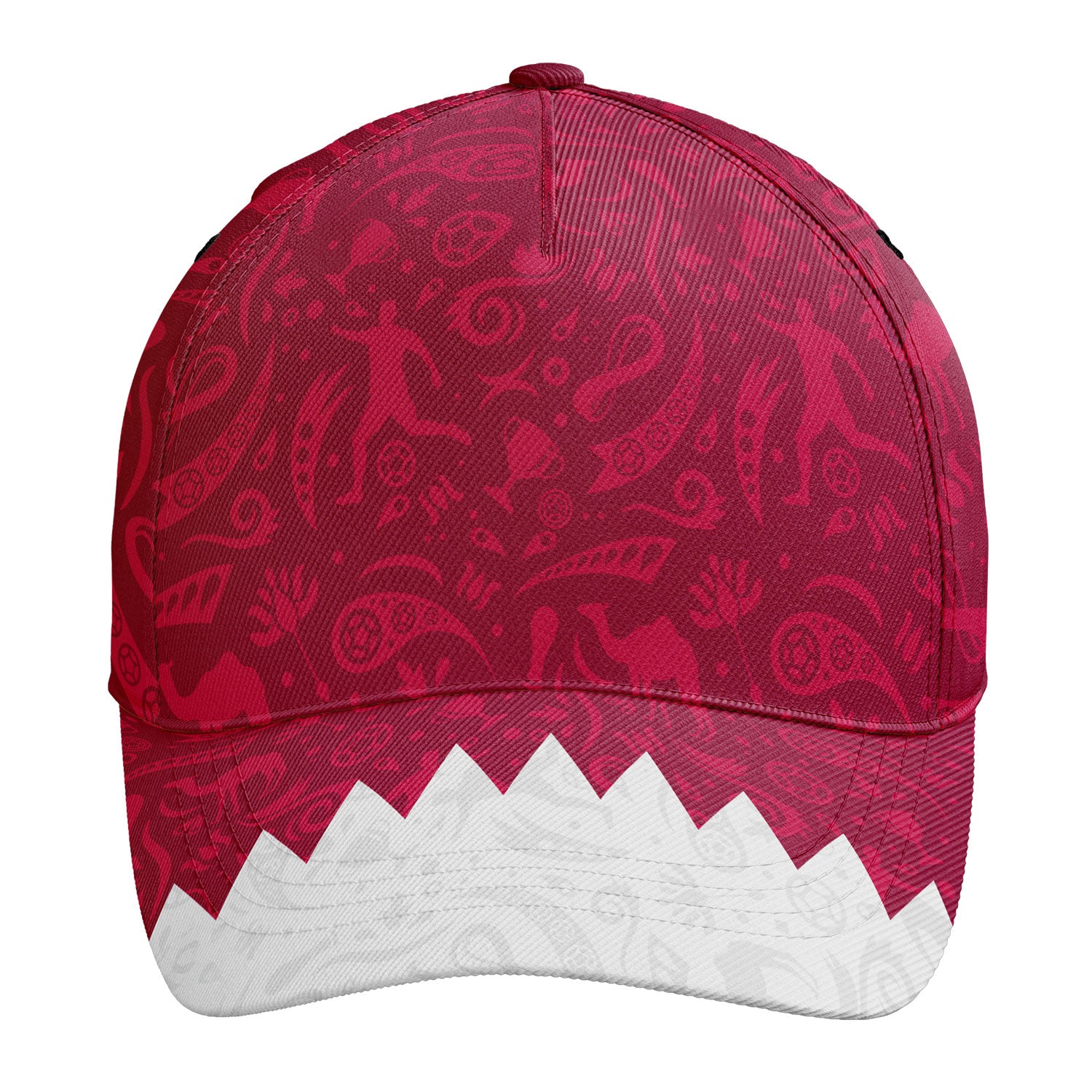 Personalized 2026 Qatar Soccer Fan Hat - Add Your Name & Design Custom 2026 Football Tournament Hat YW061-F025143-2