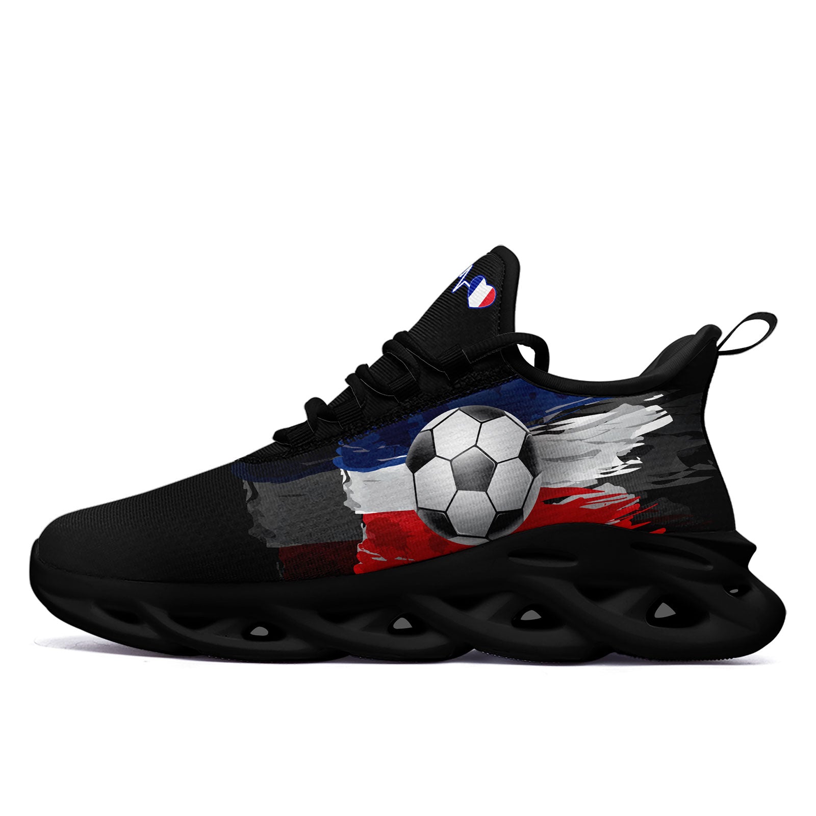 Custom France 2026 World Cup Sneakers DIY Country Flag Running Shoes Lightweight Sport Shoes Gift for Football Fans Personalized Team Name and Logo FN003-F025037-5