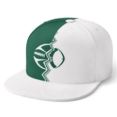 Custom Green White New York Hat Sport Design Cap Stitched Adjustable Personalized PR067B-D028017-30