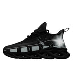 Custom Black Gray Las Vegas MaxSoul Shoes and Hat Combo Offer Personalized Combo ZH-D020264-20