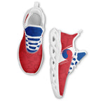 Custom South Korea 2026 World Cup Sneakers DIY Country Flag Running Shoes Lightweight Sport Shoes Gift for Football Fans Personalized Team Name and Logo FN003-F009130-5