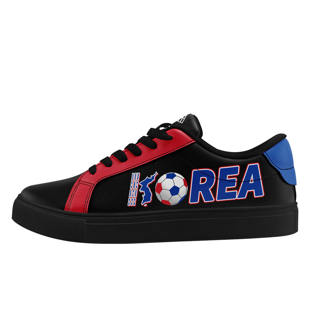 Custom South Korea 2026 World Cup Sneakers DIY Country Flag Running Shoes Lightweight Sport Shoes Gift for Football Fans Personalized Team Name and Logo FN023-F009080-5