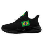 Custom 2026 World Cup Brazil Sneakers DIY Country Flag Running Shoes Lightweight Sport Shoes Gift for Football Fans Personalized Team Name and Logo FN079-F027049-3