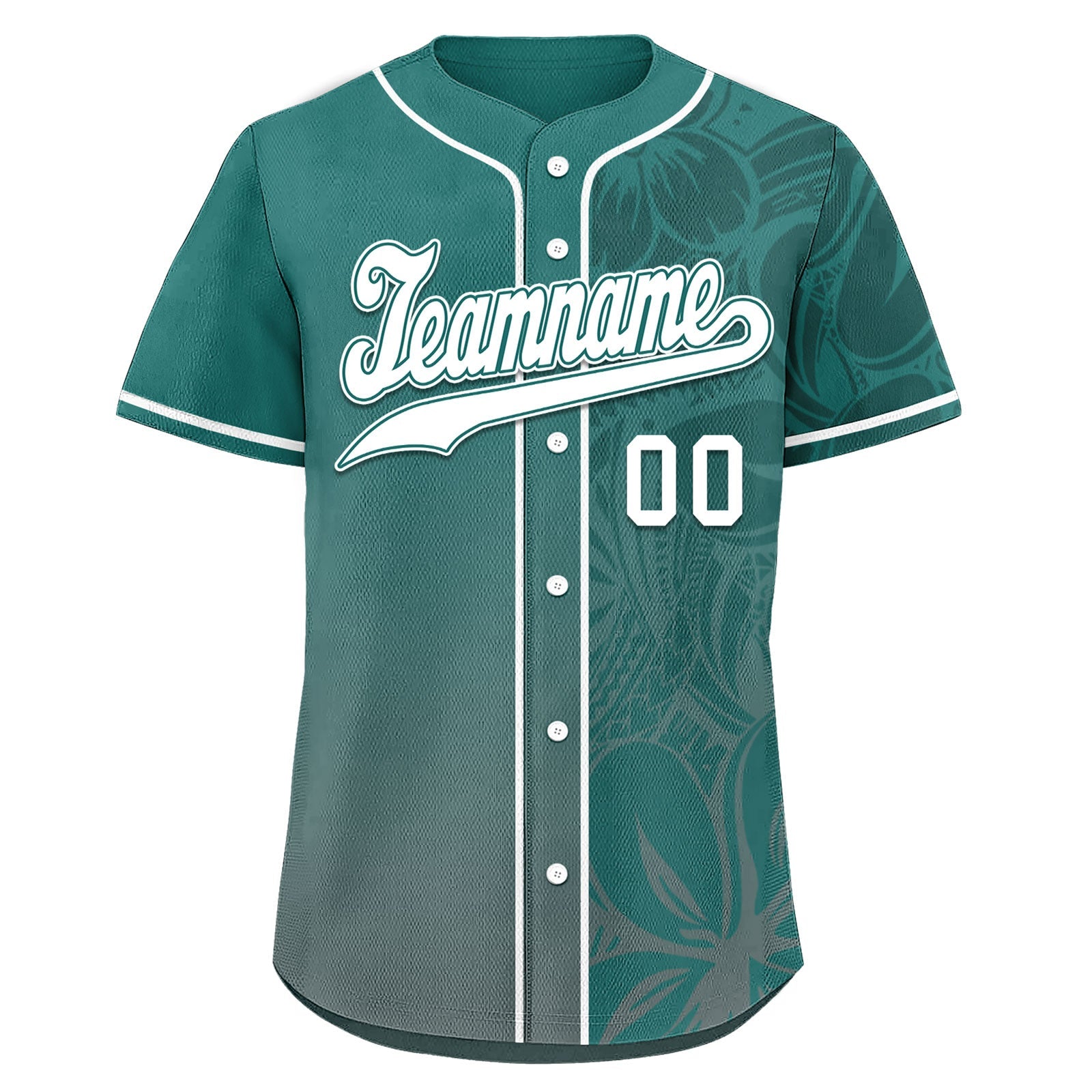 Custom Teal Classic Style Personalized Authentic Baseball Jersey BSBJ01-D020160-10