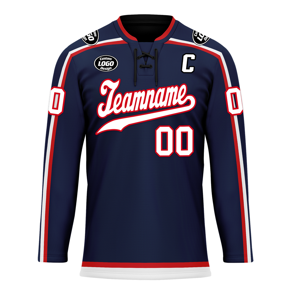 Custom Blue Personalized Hockey Jersey HCKJ01-D0a70fb