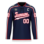 Custom Blue Personalized Hockey Jersey HCKJ01-D0a70fb