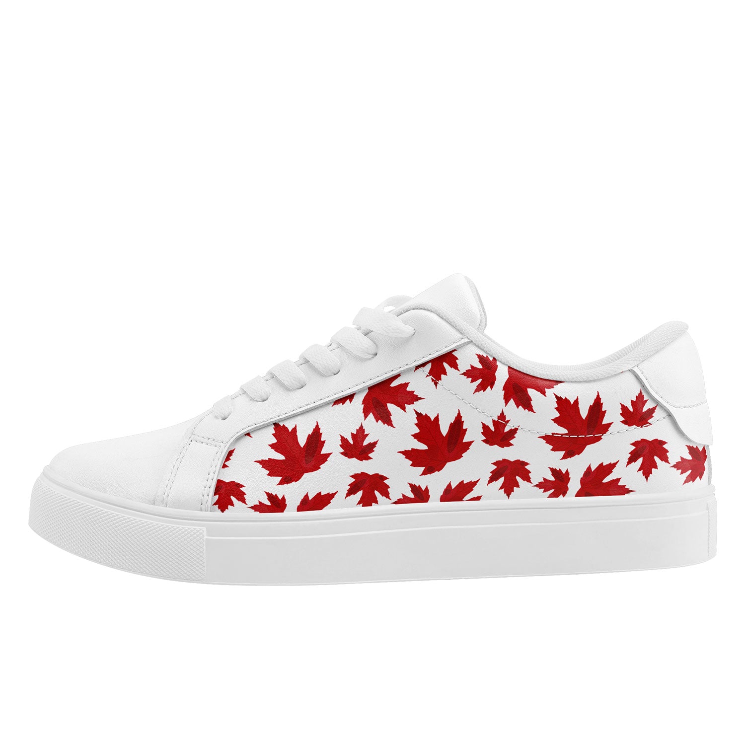 Custom Canada 2026 World Cup Sneakers DIY Country Flag Running Shoes Lightweight Sport Shoes Gift for Football Fans Personalized Team Name and Logo FN023-F020031-3