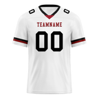 Custom White Black Classic Style Personalized Authentic Football Jersey FBJ02-bd0a700b