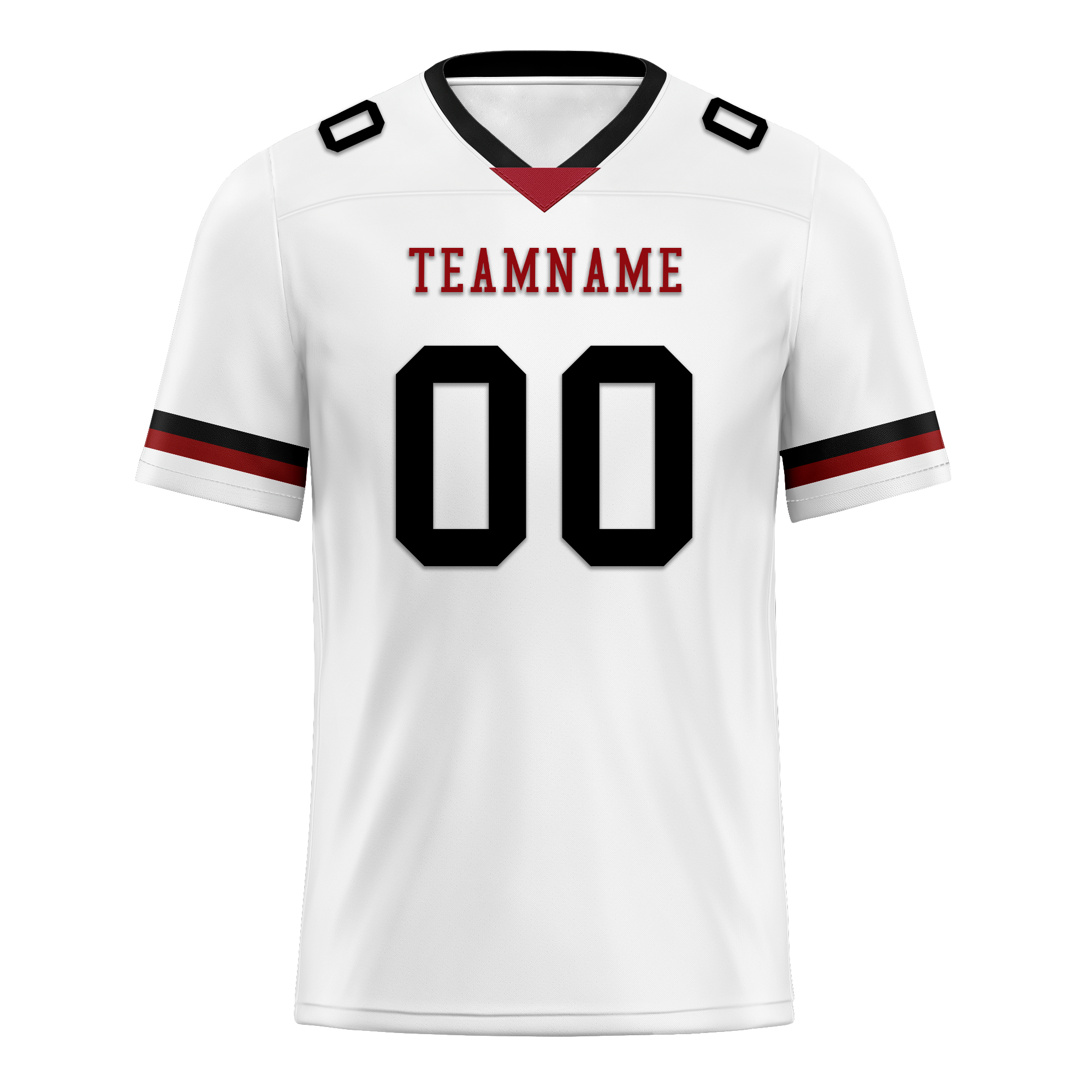 Custom White Black Classic Style Personalized Authentic Football Jersey FBJ02-bd0a700b