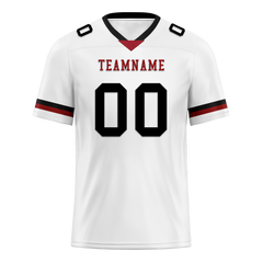 Custom White Black Classic Style Personalized Authentic Football Jersey FBJ02-bd0a700b