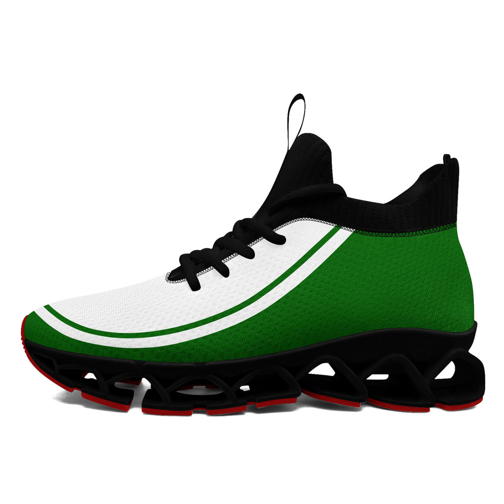 Custom Green White Maxsoul Shoes Personalized Sneaker FN030XD-D020388-20