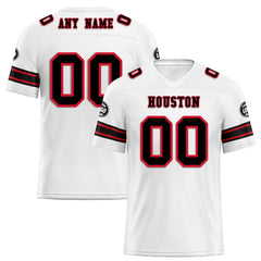 Custom White Houston Personalized Authentic Football Jersey FBJ02-D020256-27