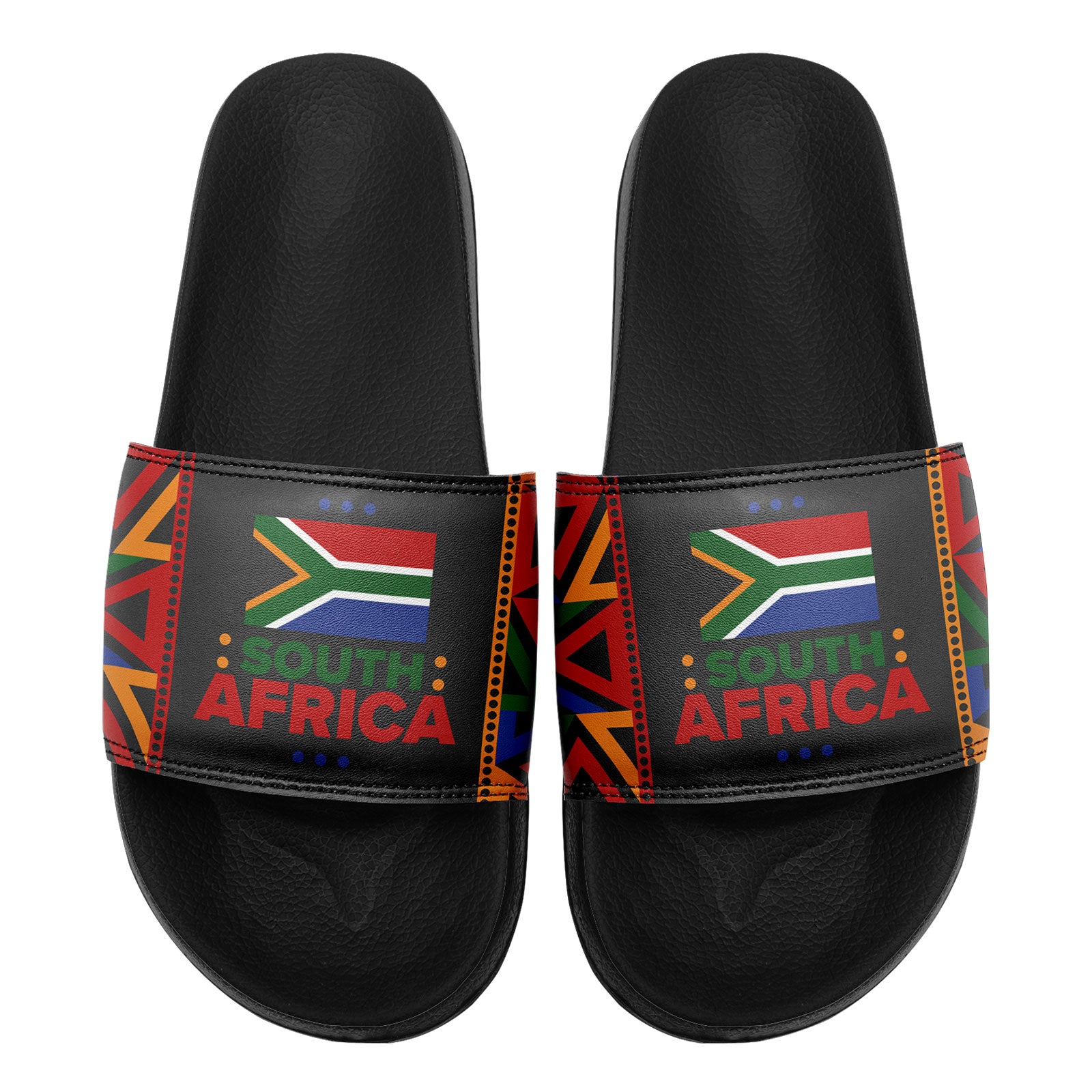 Custom Republic of South Africa 2026 World Cup Sneakers DIY Country Flag Running Shoes Lightweight Sport Shoes Gift for Football Fans Personalized Team Name and Logo FN056-F020032-4