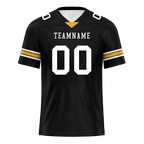 Custom Black Classic Style Personalized Authentic Football Jersey FBJ02-bd0a70a8