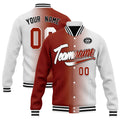 Custom Gradient Fashion Jacket Bomber Full-Snap Varsity Letterman Personalized Jacket FZ005-D028016-18
