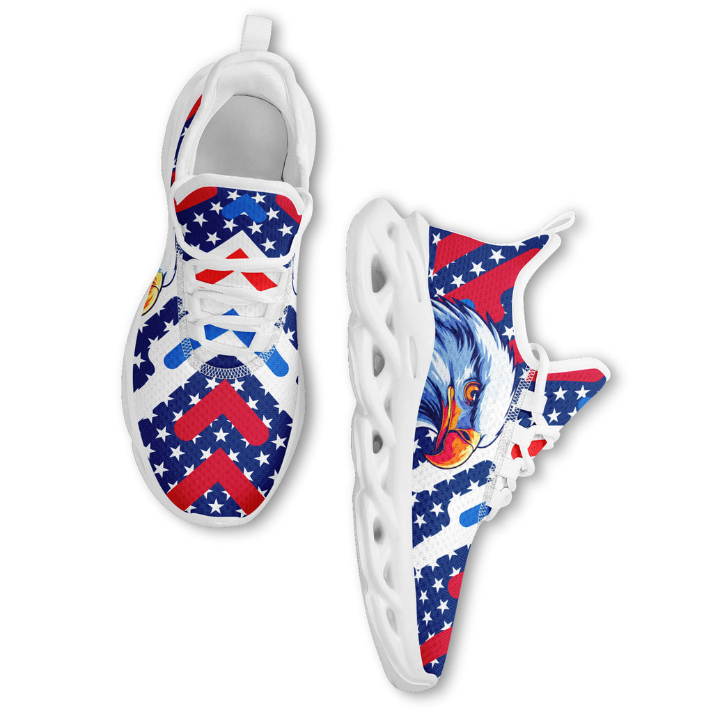 Custom United States 2026 World Cup Sneakers DIY Country Flag Running Shoes Lightweight Sport Shoes Gift for Football Fans Personalized Team Name and Logo FN003-F018032-3
