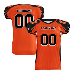 Custom Black Orange Ohio High-Performance American Football Jersey FBJ06-D023001-6