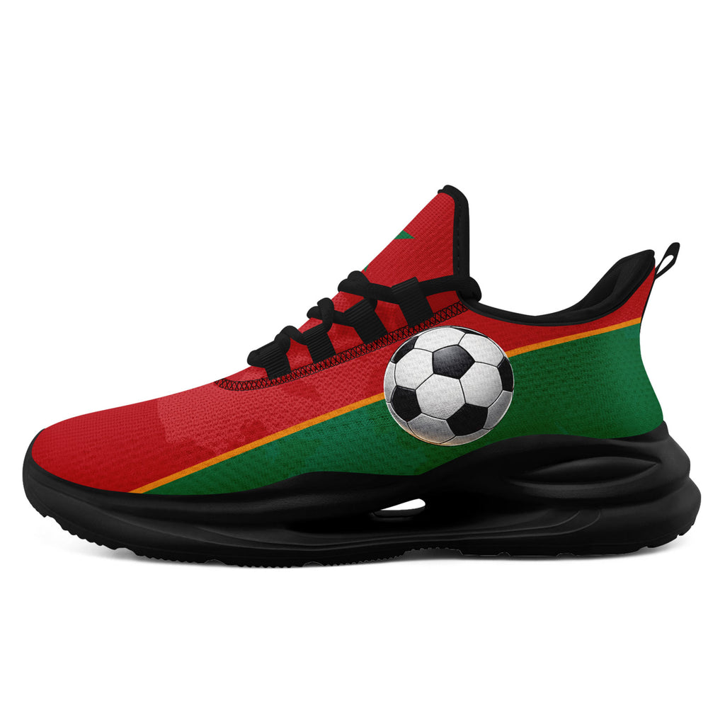 Custom Morocco 2026 World Cup Sneakers DIY Country Flag Running Shoes Lightweight Sport Shoes Gift for Football Fans Personalized Team Name and Logo FN079-F009083-3