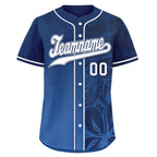 Custom Blue Classic Style Personalized Authentic Baseball Jersey BSBJ01-D020160-2