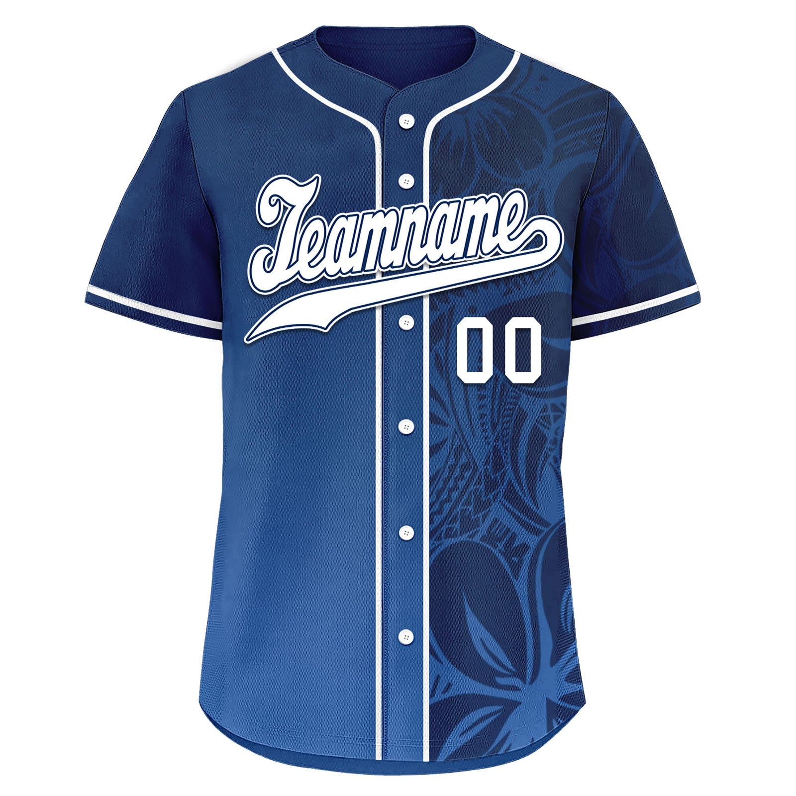 Custom Blue Classic Style Personalized Authentic Baseball Jersey BSBJ01-D020160-2