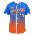 Custom Blue Orange Fade Fashion Personalized Authentic Baseball Jersey BSBJ01-D0a70b7