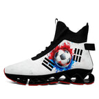 Custom South Korea 2026 World Cup Sneakers DIY Country Flag Running Shoes Lightweight Sport Shoes Gift for Football Fans Personalized Team Name and Logo FN029XD-F009084-2