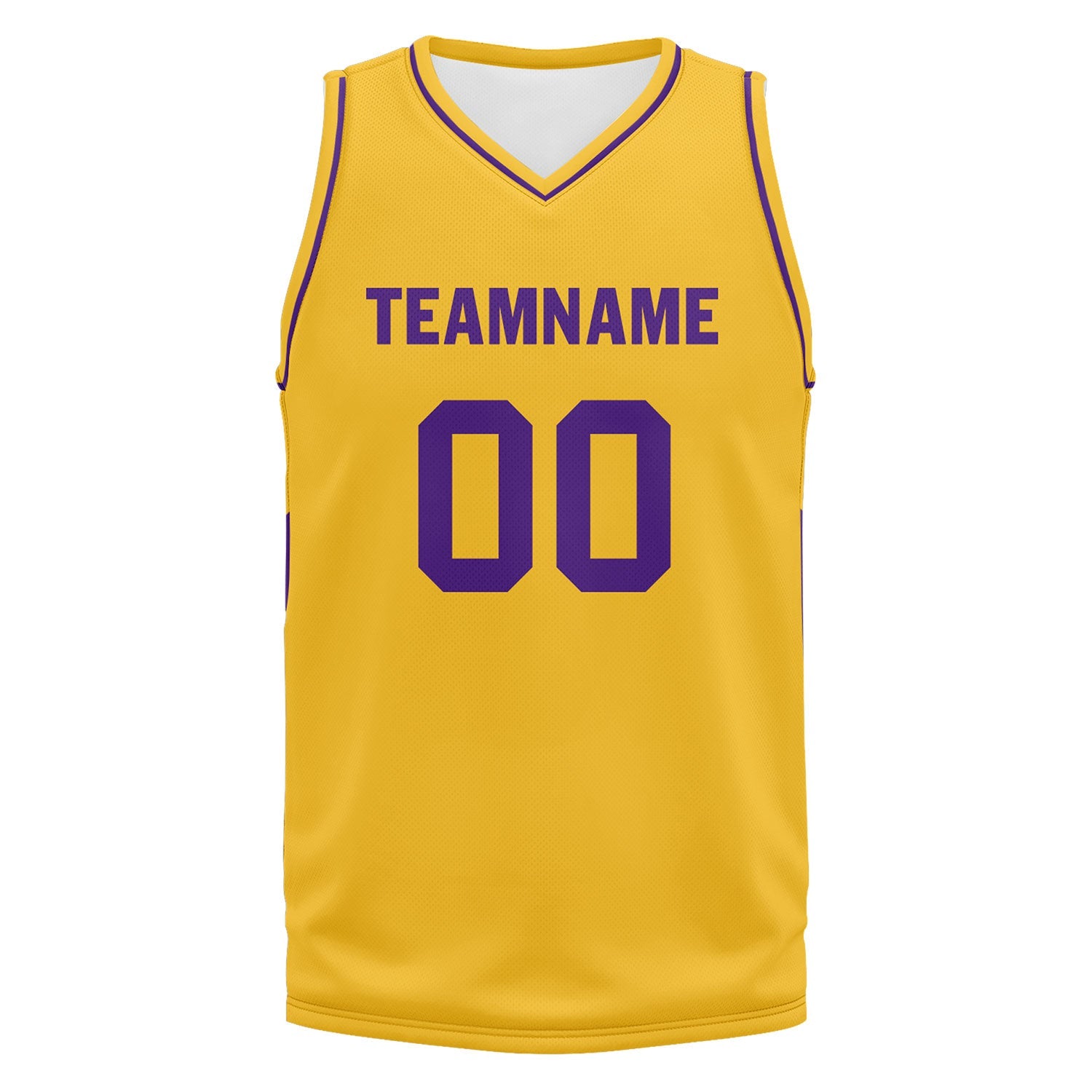 Custom Yellow Classic Style Sports Uniform Basketball Jersey BBJ01-D020105-15