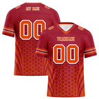 Custom Red White Florida Personalized Authentic Football Jersey FBJ02-D023033-29