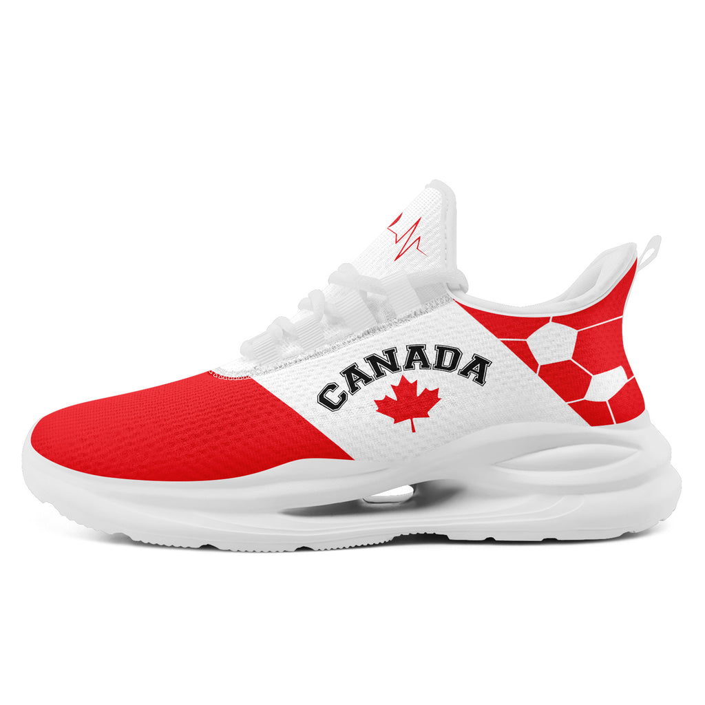Custom 2026 World Cup Canada Sneakers DIY Country Flag Running Shoes Lightweight Sport Shoes Gift for Football Fans Personalized Team Name and Logo FN079-F023063-3