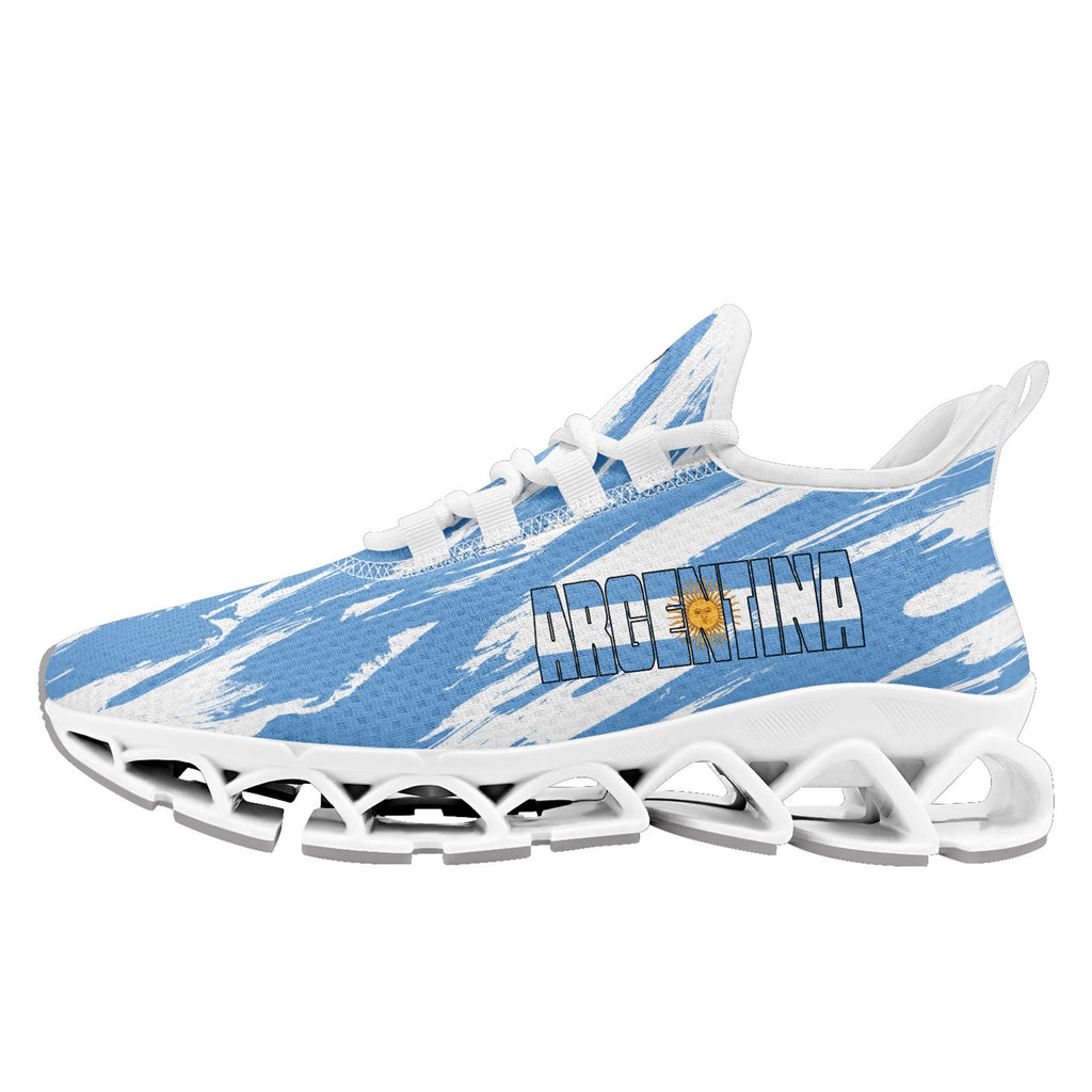 Custom 2026 World Cup Argentina Sneakers DIY Country Flag Running Shoes Lightweight Sport Shoes Gift for Football Fans Personalized Team Name and Logo FN003XD-F027046-5