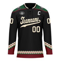 Custom Black Personalized Hockey Jersey HCKJ01-D0a70fc