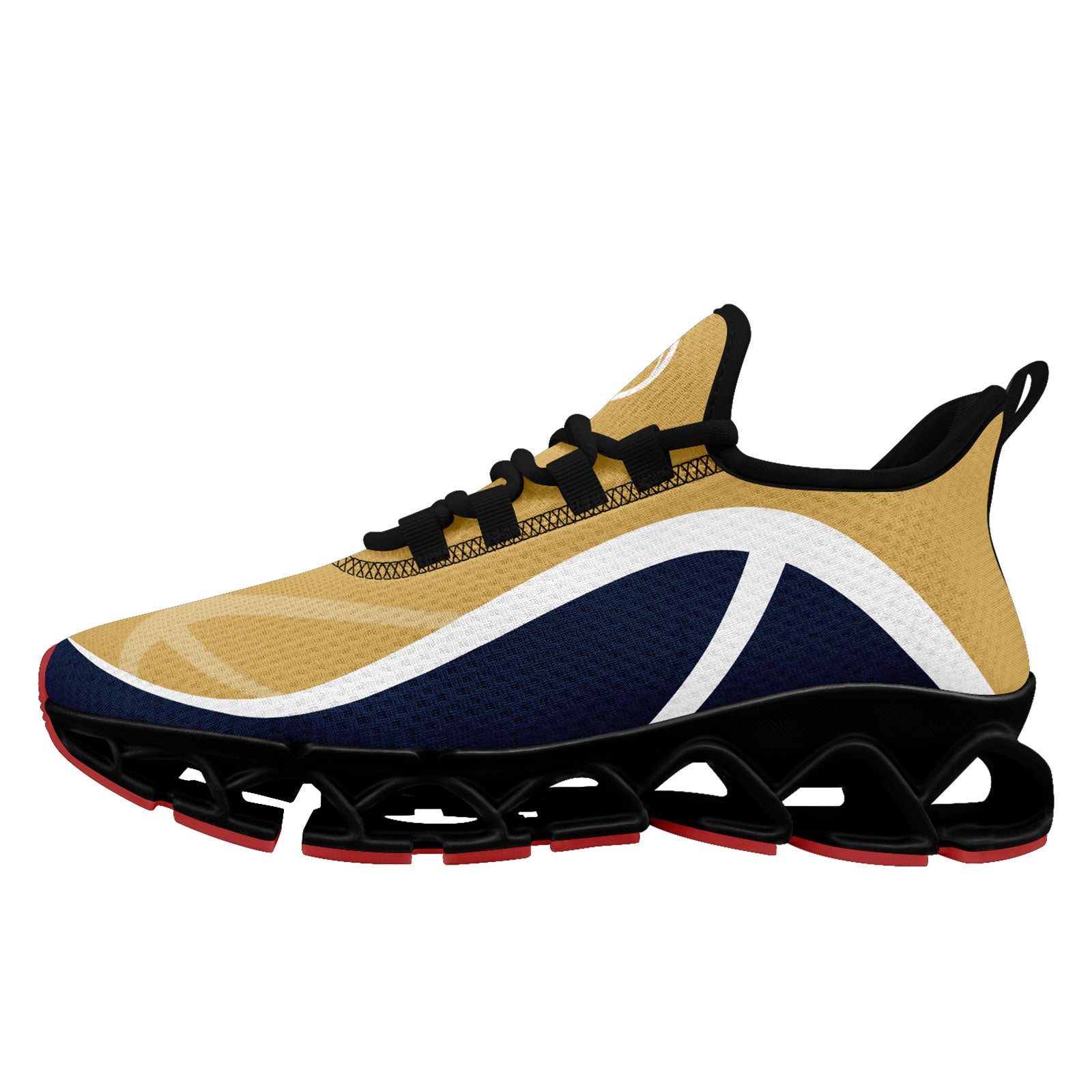 Custom Blue Yellow Maxsoul Shoes Personalized Sneaker FN003XD-D020391-12
