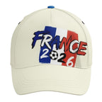 Personalized 2026 France Soccer Fan Hat - Add Your Name & Design Custom 2026 Football Tournament Hat YW061-F025082-6